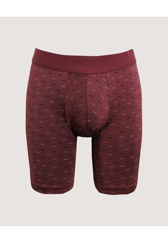 Boxer Medio Estampado  Para Hombre Vino Ostu Ostu