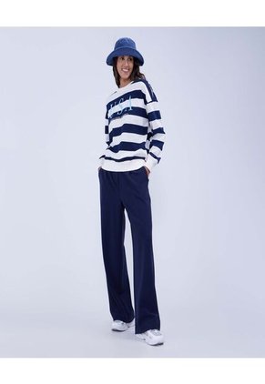 Buzo Para Mujer Cuello Redondo Color Azul  Marca Ostu #40060354