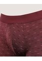 Boxer Medio Estampado  Para Hombre Vino Ostu de Ostu