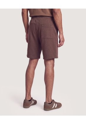 Bermuda Casual Para Hombre Café Ostu