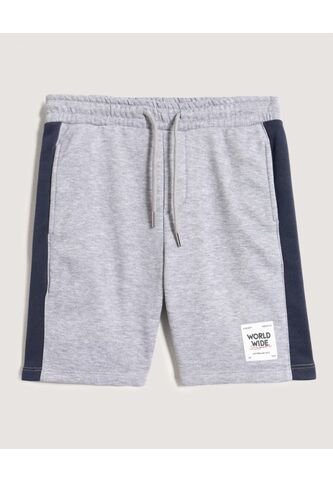 Bermuda Infantil Niño Regular Corto Color Gris Marca Ostu #80100063 Ostu