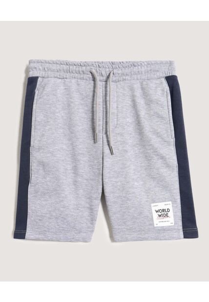 Bermuda Infantil Niño Regular Corto Color Gris Marca Ostu #80100063