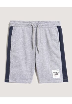 Bermuda Infantil Niño Regular Corto Color Gris Marca Ostu #80100063