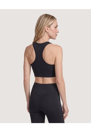 Top Deportivo Racerback  Para Mujer Negro Ostu