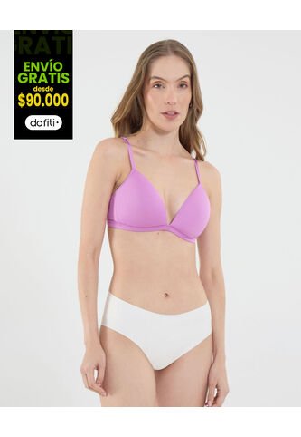 Brasier Para Mujer Copa Triangular Color Lila  Marca Ostu #40830030 Ostu