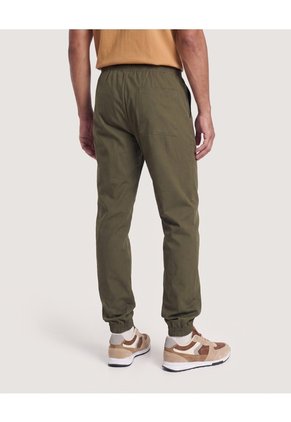 Jogger Plano Texturizado  Para Hombre Verde Ostu