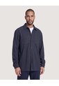 Sobrecamisa Con Bolsillos  Para Hombre Azul Ostu de Ostu