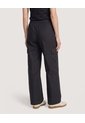 Pantalón Cargo Wide Leg  Para Mujer Negro Ostu de Ostu
