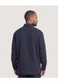 Sobrecamisa Con Bolsillos  Para Hombre Azul Ostu de Ostu