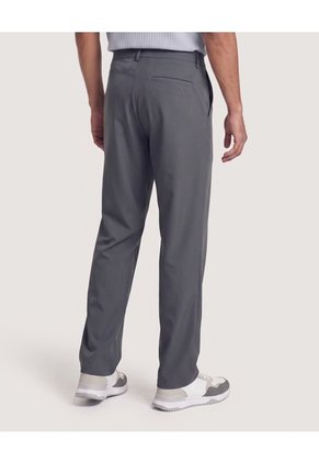 Pantalón Formal Regular Para Hombre Gris Ostu