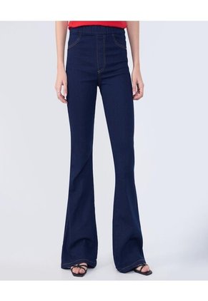 Jean Para Mujer Jeggings Flare Color Azul Marca Ostu #40160529