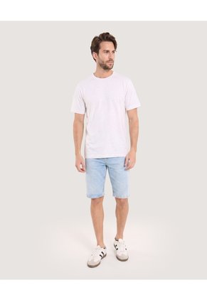 Camiseta Oversize Texturizada  Para Hombre Arena Ostu