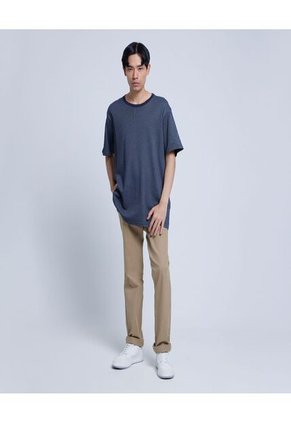 Camiseta Para Hombre Manga Corta Color Azul Marca Ostu #60091192