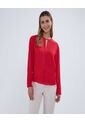 Blusa Para Mujer Manga Larga Color Rojo Marca Ostu #40121057 de Ostu