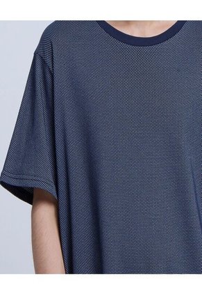 Camiseta Para Hombre Manga Corta Color Azul Marca Ostu #60091192