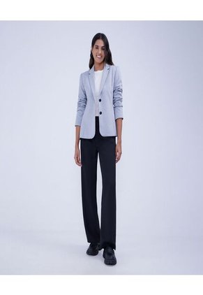 Blazer Para Mujer Blazer Color Gris  Marca Ostu #40400013
