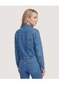 Chaqueta Trucker Denim Clásica  Para Mujer Azul Ostu de Ostu