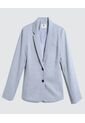 Blazer Para Mujer Blazer Color Gris  Marca Ostu #40400013 de Ostu