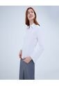 Camisa Para Mujer Manga Larga Color Blanco Marca Ostu #40010251 de Ostu