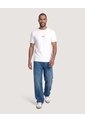 Camiseta Mickey Back Print  Para Hombre Crema Ostu de Ostu