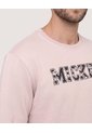 Buzo Mickey Varsity  Para Hombre Beige Ostu de Ostu