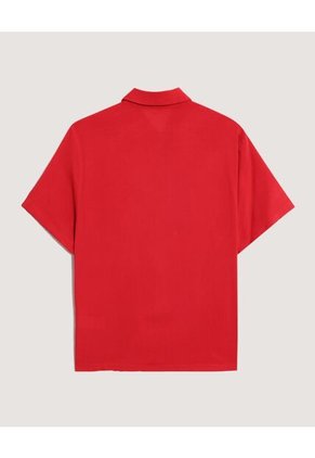 Camisa  Para Mujer Manga Corta Color Rojo Marca Ostu #40010367
