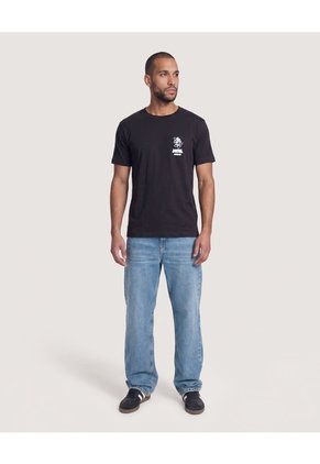 Camiseta Mickey Joyful  Para Hombre Negro Ostu