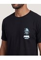 Camiseta Mickey Joyful  Para Hombre Negro Ostu de Ostu