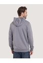 Buzo Zipper Unicolor  Para Hombre Gris Ostu de Ostu
