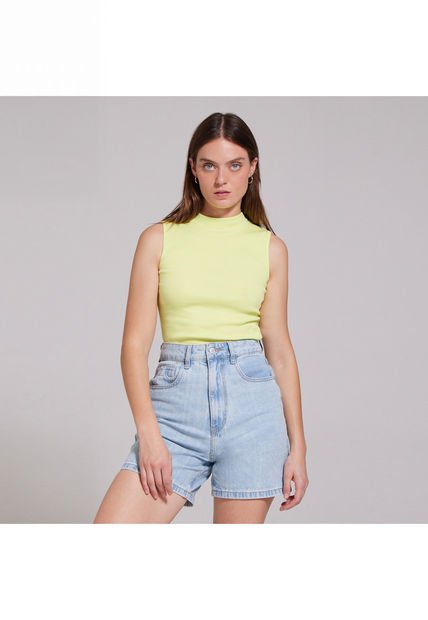 Camiseta Para Mujer Manga Sisa Color Verde  Marca Ostu #40091648