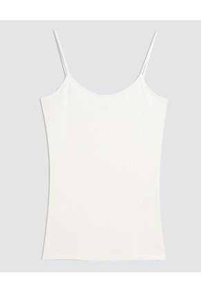 Top Para Mujer Top Color Crema Marca Ostu #40220380