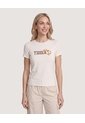 Camiseta Tigger  Para Mujer Beige Ostu de Ostu