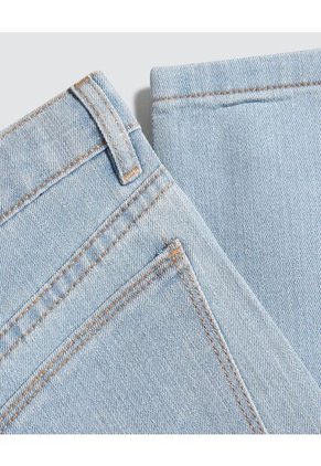 Jean Para Niña Wide-Leg Color Azul Claro Marca Ostu #90160081