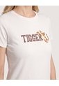 Camiseta Tigger  Para Mujer Beige Ostu de Ostu