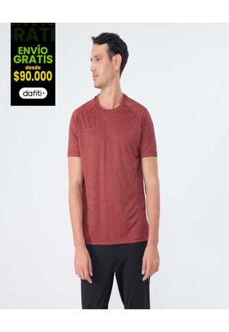 Camiseta Para Hombre Manga Corta Color Naranja Marca Ostu #60091489 Ostu