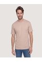 Camiseta Estampado Posterior  Para Hombre Café Ostu de Ostu