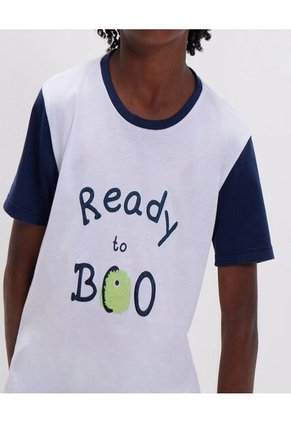 Pijama Para Niño M/C P/L Color Blanco Marca Ostu #80040076