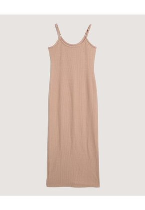 Vestido Para Mujer M/Sisa Largo Color Camel Marca Ostu #40170344