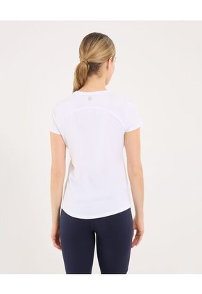 Camiseta Para Mujer Manga Corta Cuello Redondo Color Blanco Marca Ostu #40092658