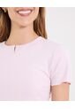 Camiseta Para Mujer Manga Corta Moda Color Rosa Marca Ostu #40092627 de Ostu