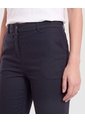 Pantalón Basico Capri  Para Mujer Negro Ostu de Ostu
