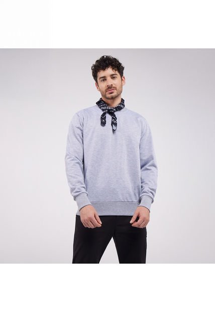 Buzo Para Hombre Cuello Redondo Color Gris  Marca Ostu #60060228