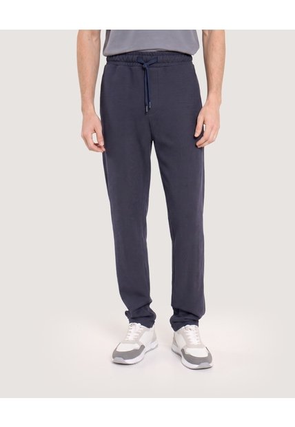 Pantalón Jogger Texturizado  Para Hombre Azul Ostu