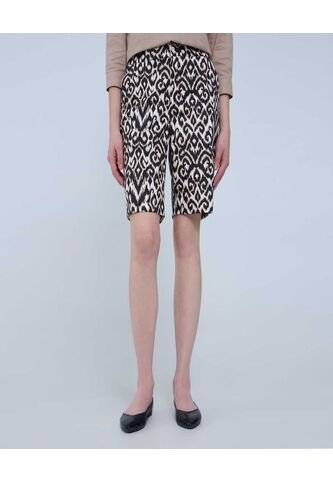 Bermuda Para Mujer  Color Negrocarbon Marca Ostu #40100086 Ostu