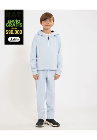 Pantalon Para Niño Jogger Color Celeste Marca Ostu #80070078 Ostu