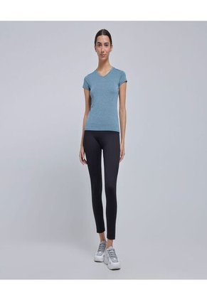 Camiseta Para Mujer Manga Corta Color Azul  Marca Ostu #40092182