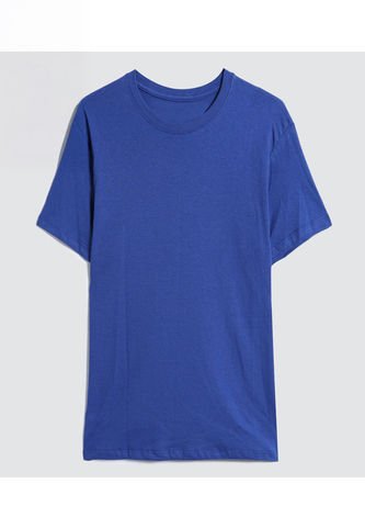 Camiseta Para Hombre Manga Corta Color Azul  Marca Ostu #60091278 Ostu