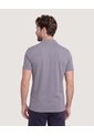 Polo Basica  Para Hombre Gris Ostu de Ostu