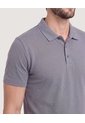 Polo Basica  Para Hombre Gris Ostu de Ostu