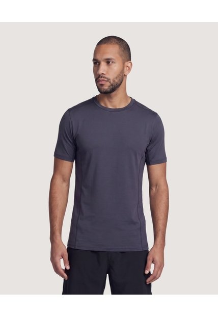 Camiseta Sport Sec Fitted  Para Hombre Azul Ostu